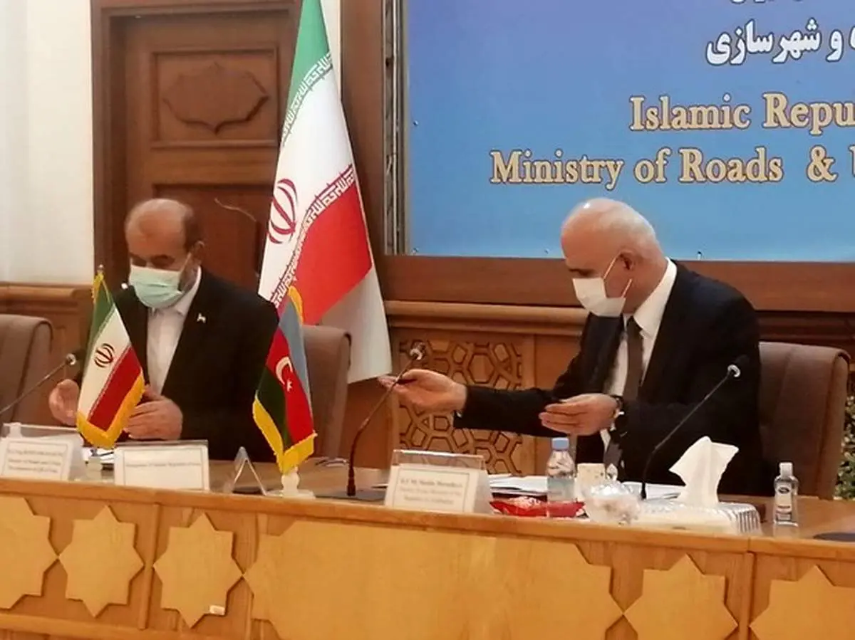 عزم ایران و جمهوری آذربایجان برای ایجاد کریدور خلیج فارس-دریای سیاه