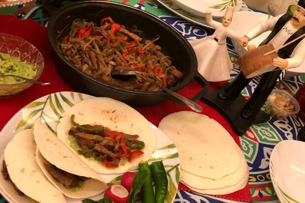 طرز تهیه فاهیتا گوشت مکزیکی تند و عالی به روش رستورانی