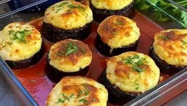 طرز تهیه بادمجان کبابی و پوره سیب زمینی؛ غذای خوشمزه و سریع