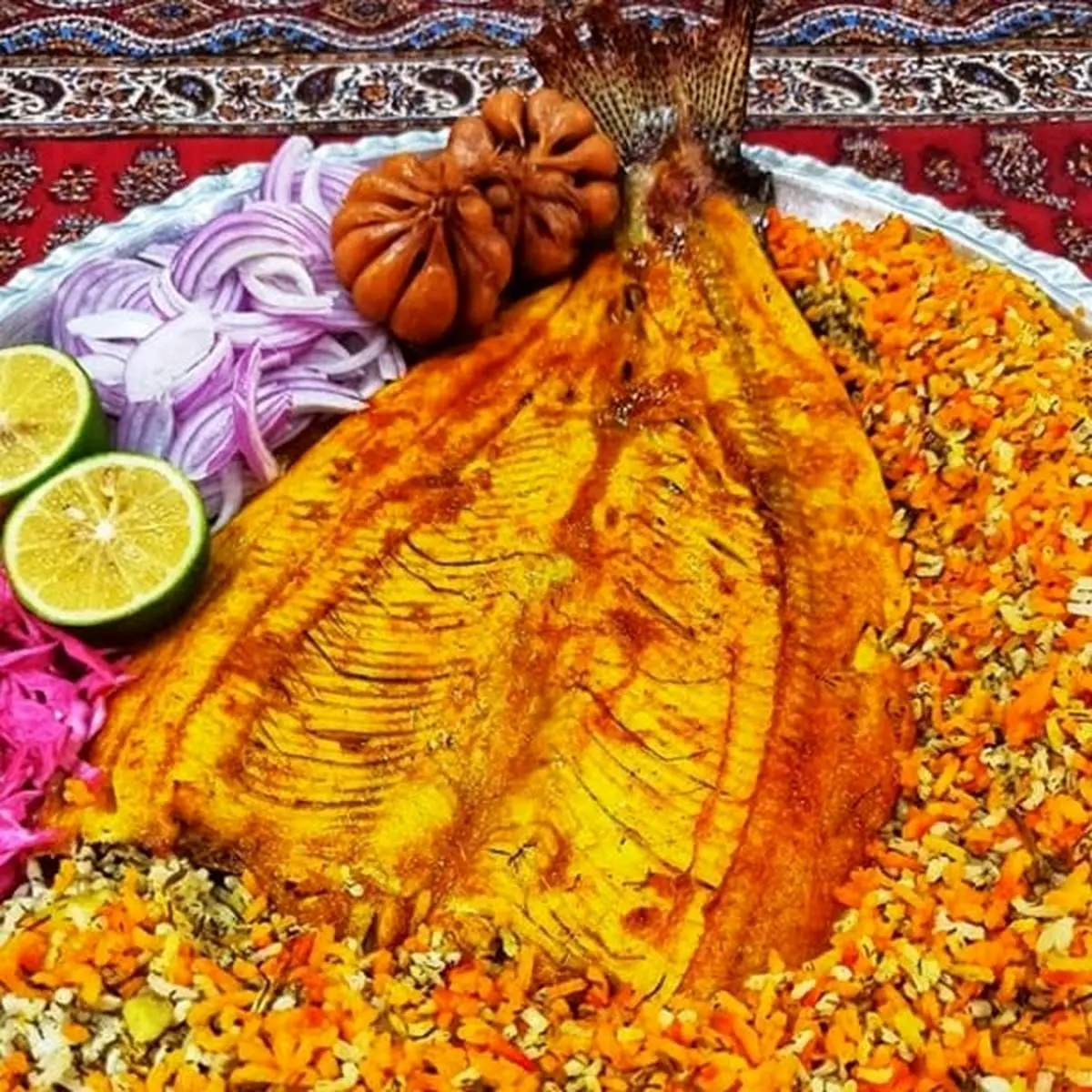 طرز تهیه ماهی زعفرانی