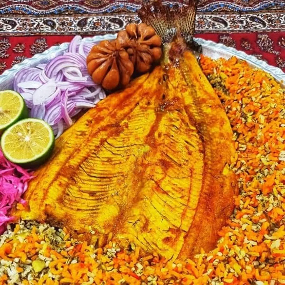 طرز تهیه ماهی زعفرانی