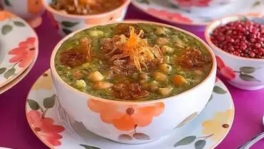 طرز تهیه آش گندم