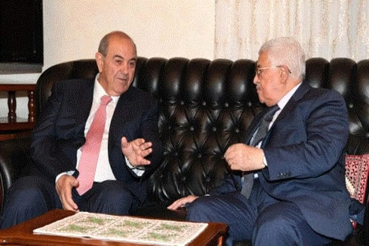 میزبانی محمود عباس از نخست وزیر اسبق عراق
