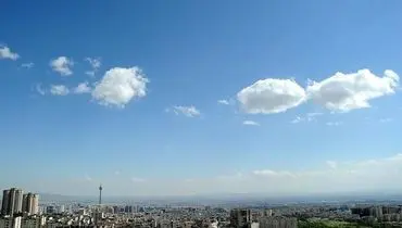 تصویری از آسمان گداخته تهران