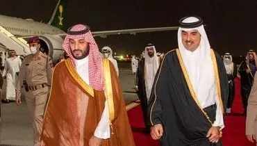 بیانیه مشترک قطر و عربستان پس از پایان سفر بن سلمان به دوحه
