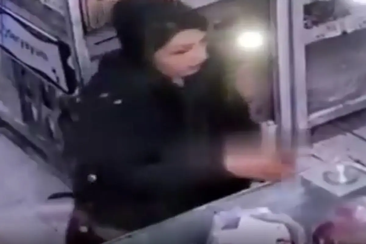کیف‌قاپی و سرقت یک زن در کمال خونسردی مقابل دوربین مداربسته+ فیلم
