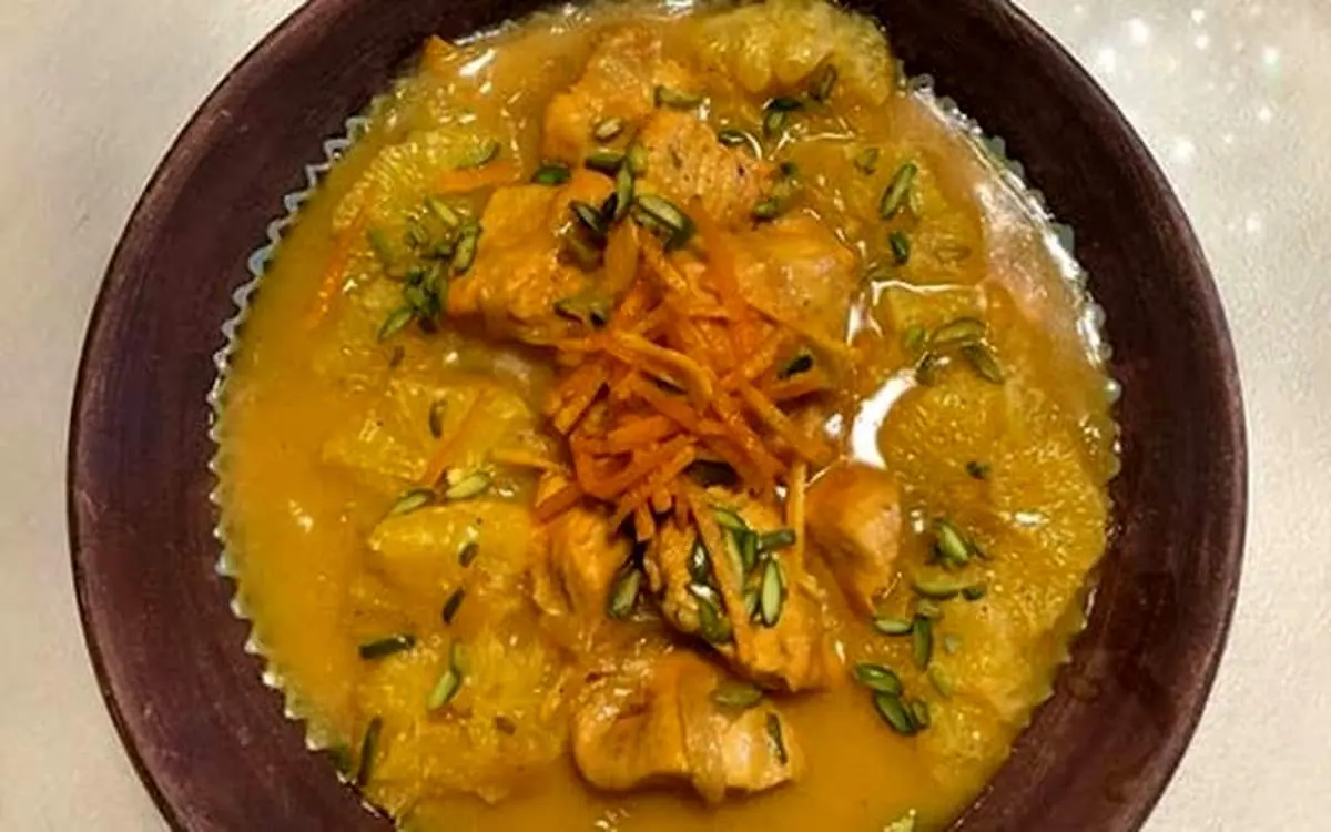 طرز تهیه خورش پرتقال