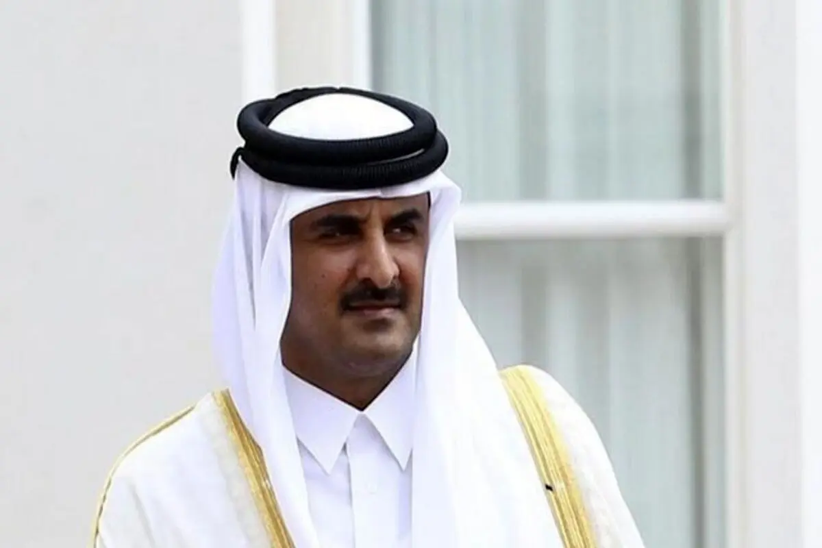 امیر قطر وارد ریاض شد