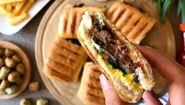 طرز تهیه ساندویچ کباب تابه ای