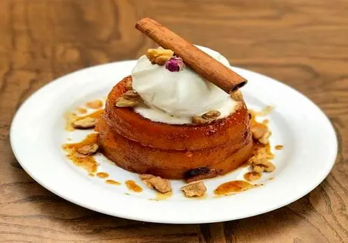 طرز تهیه دسر مقوی کدو حلوایی و گردو
