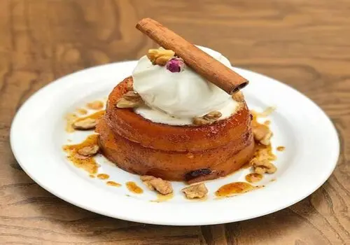 طرز تهیه دسر مقوی کدو حلوایی و گردو
