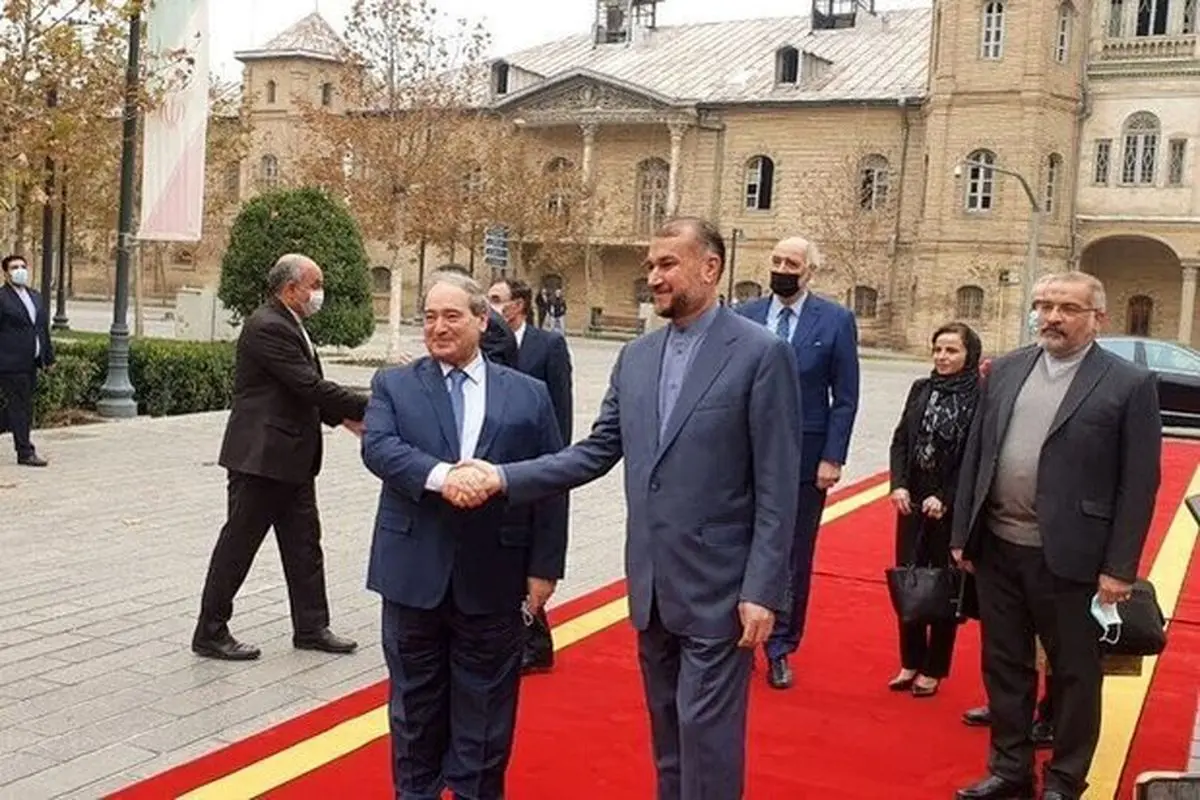 وزیر خارجه سوریه با «امیرعبداللهیان» دیدار کرد