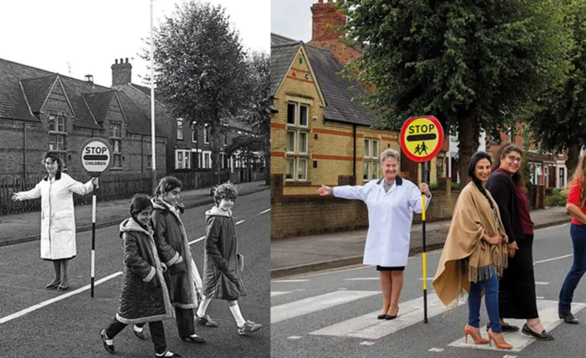 شاهکار یک عکاس؛ بازسازی تصاویر ۴۰ سال قبل با همان افراد!