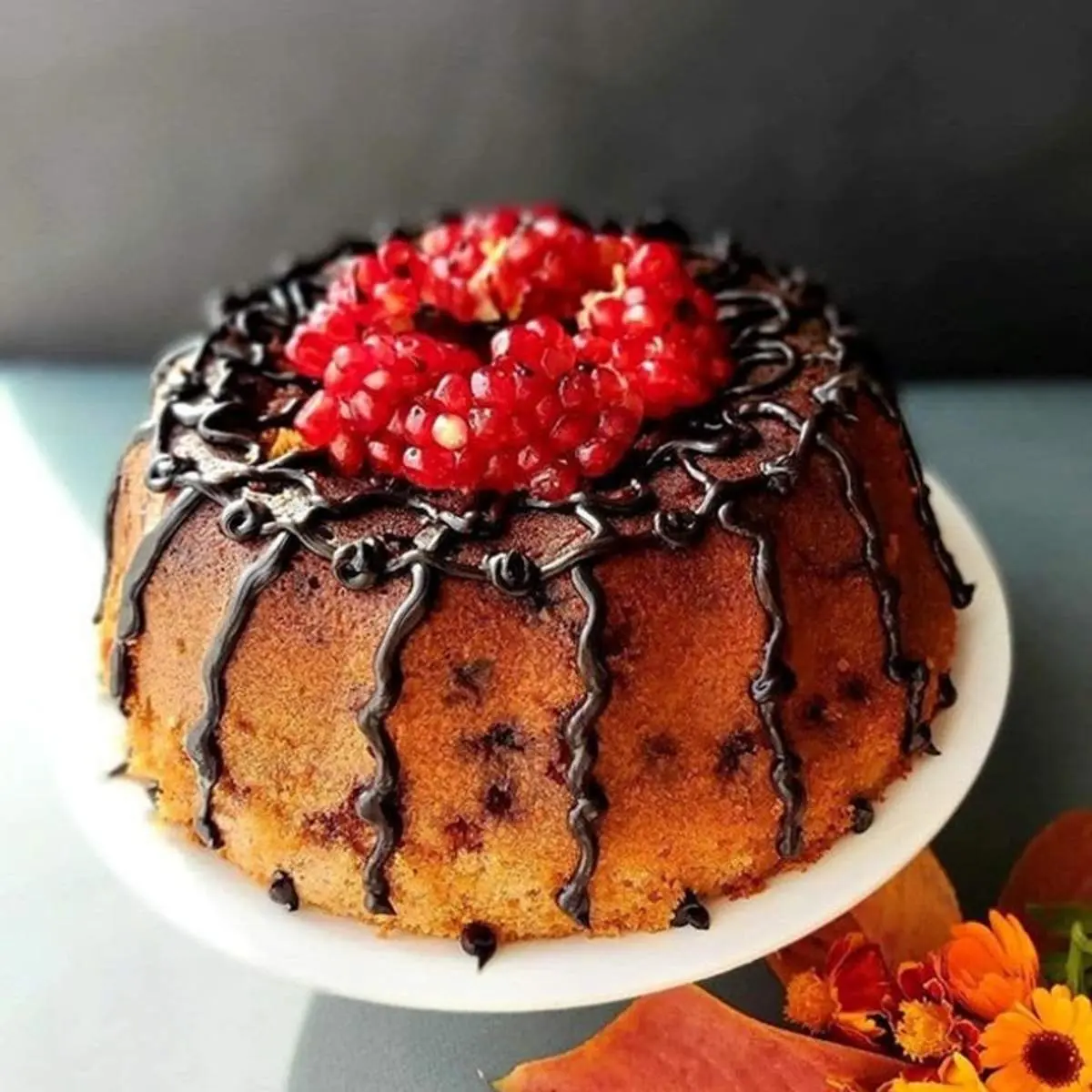 طرز تهیه کیک انار