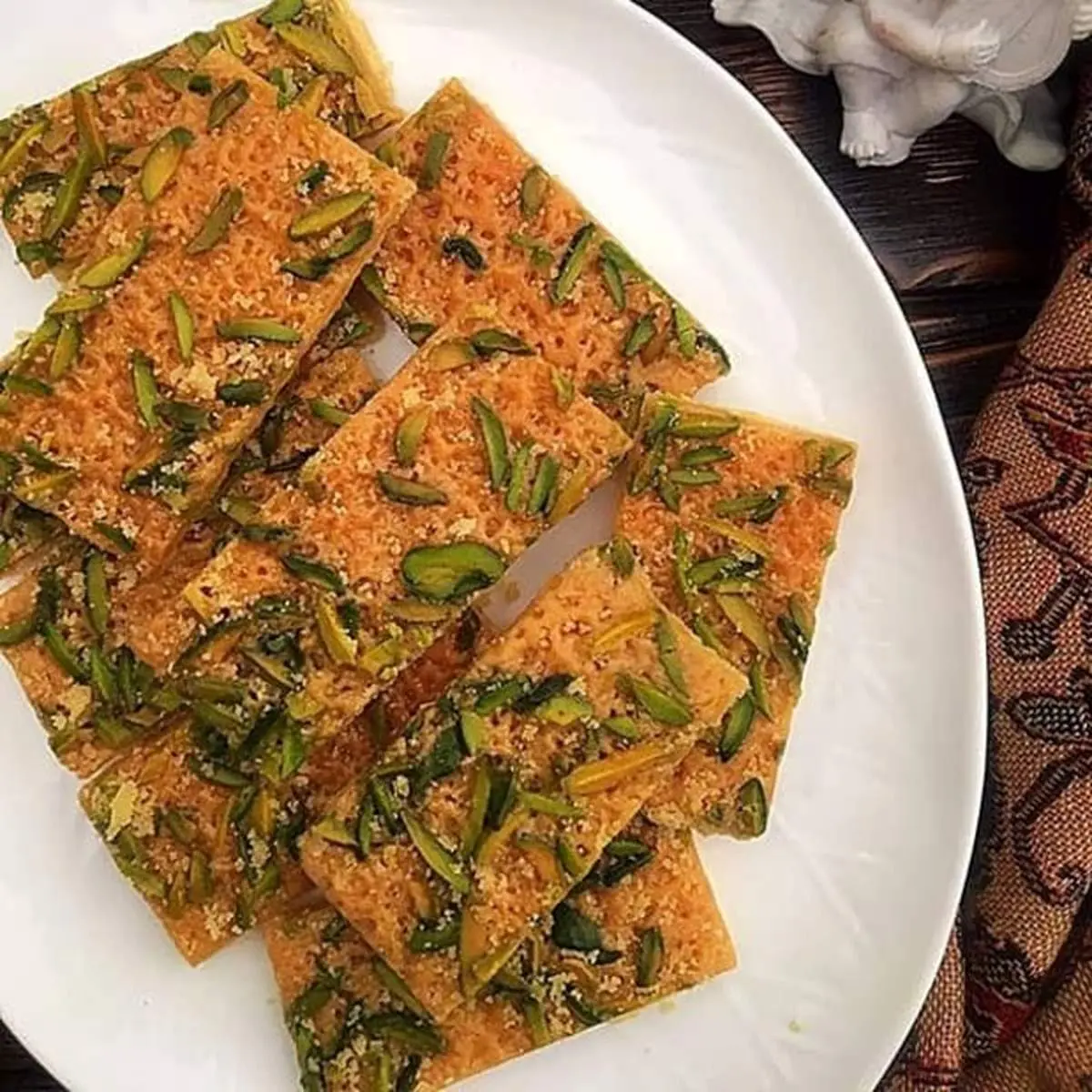 طرز تهیه اسلایس پسته ای