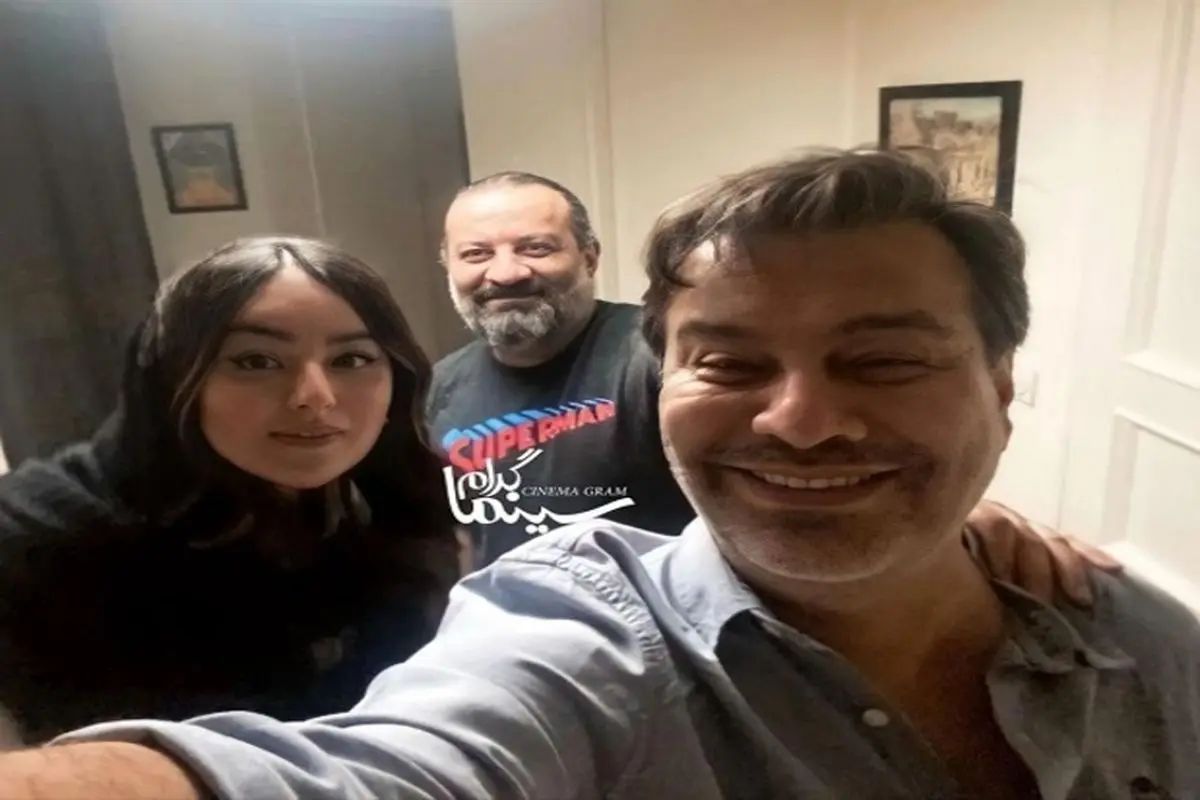 سلفی ۳ نفرهی برادران قاسمخانی و همسر پیمان + عکس