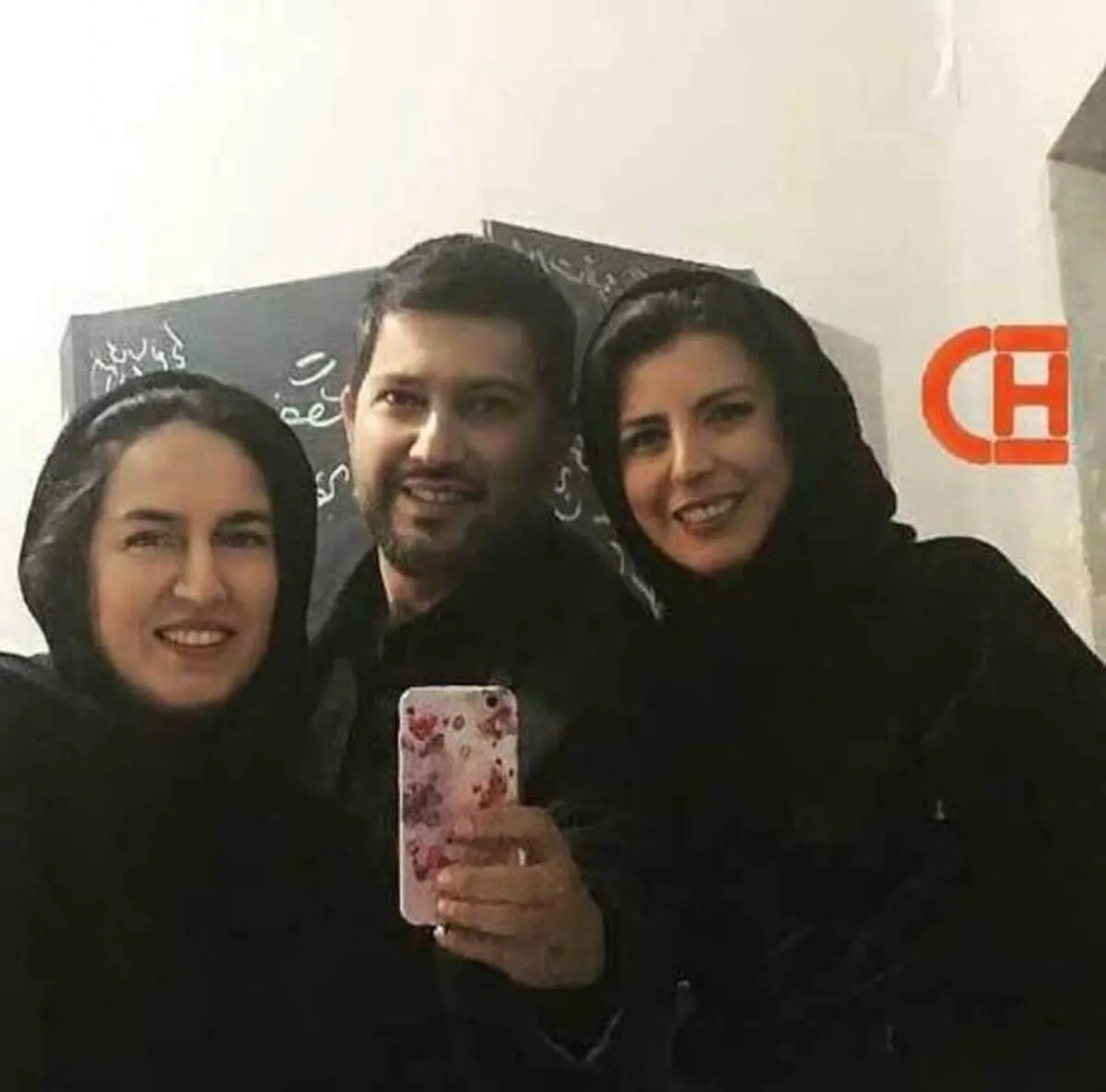 لیلا حاتمی و حامد بهداد در پشت صحنه «پیر پسر»