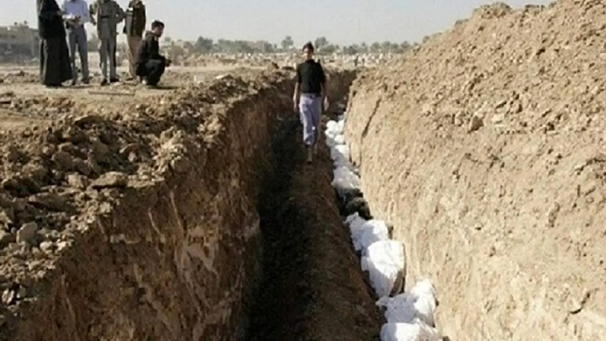 کشف گور جمعی اجساد قربانیان داعش در شمال عراق