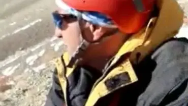 انتقال پیکر کوهنورد فوت‌شده از دیزین توسط بالگرد هلال احمر+ فیلم