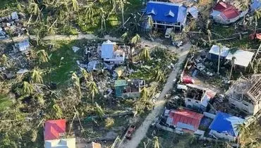 طوفان مرگبار در فیلیپین + فیلم