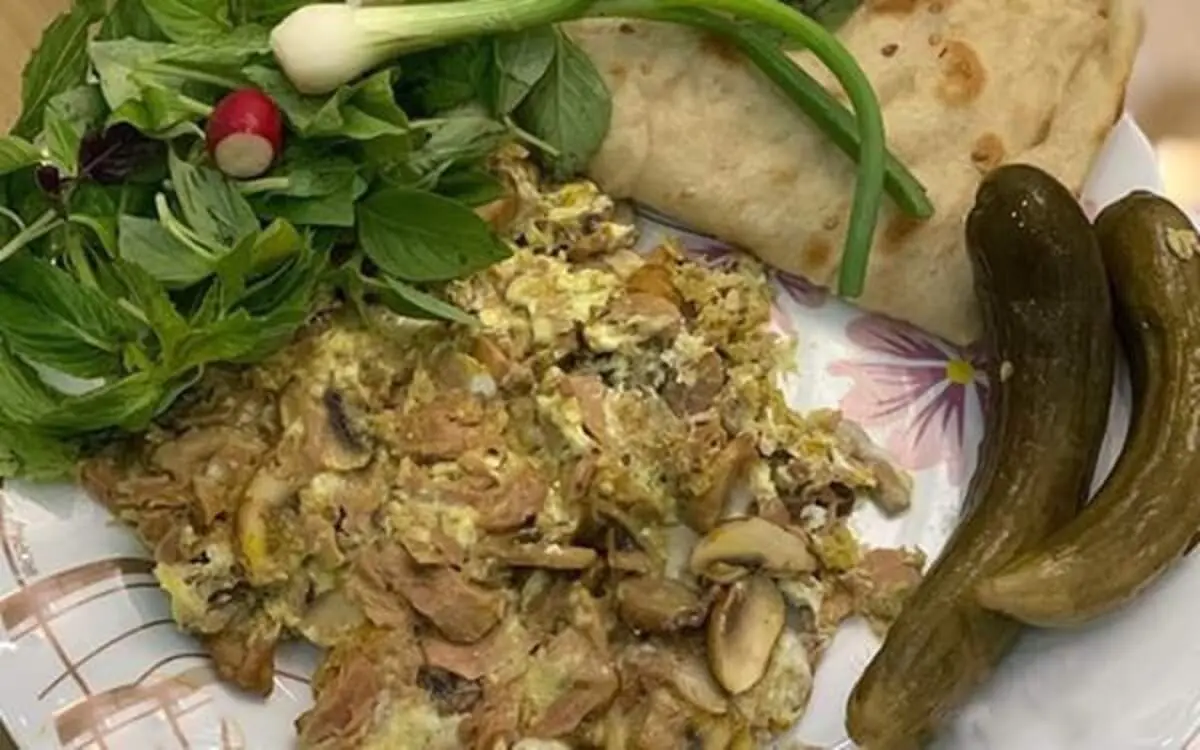 طرز تهیه املت تن ماهی