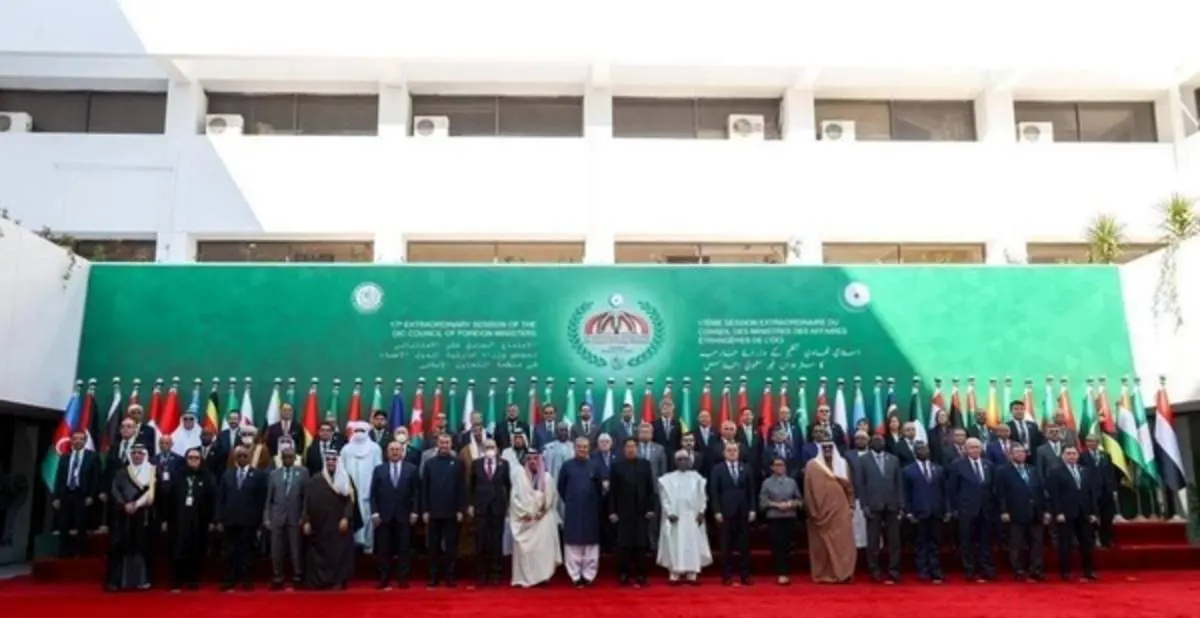 عکس یادگاری اعضای نشست سازمان همکاری اسلامی