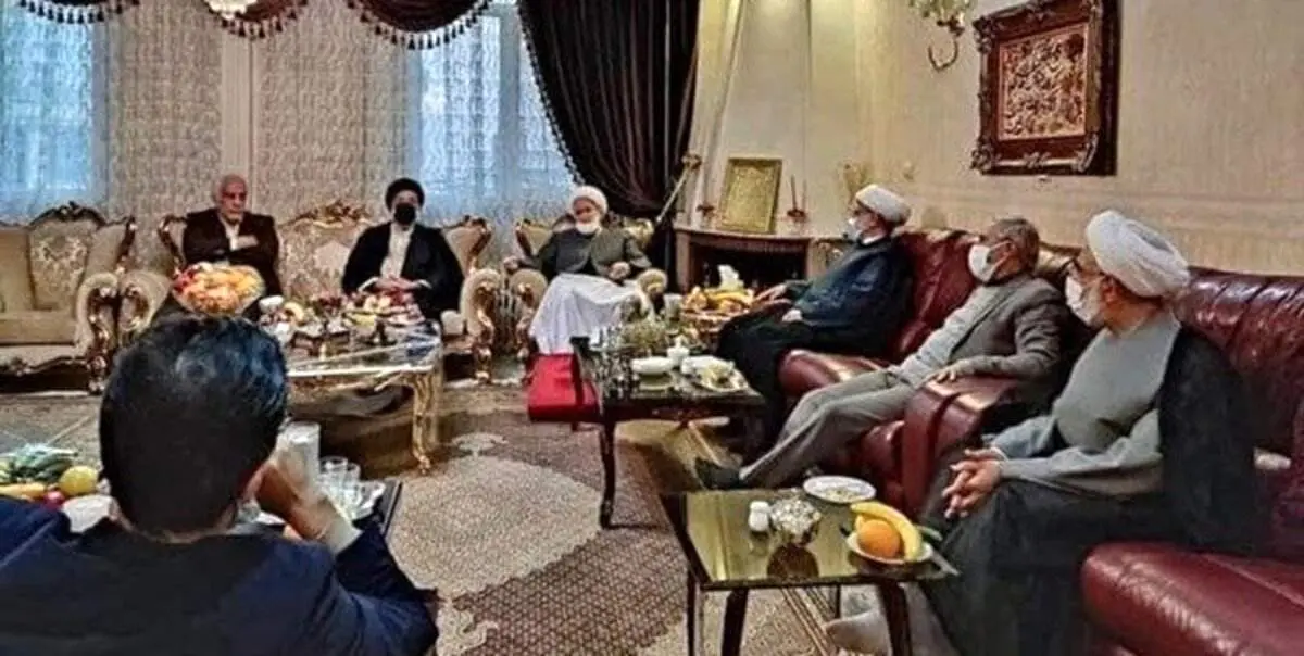 مهدی کروبی به دیدار منتجب‌نیا رفت | چهره‌های مطرحی که حضور داشتند
