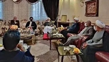 مهدی کروبی به دیدار منتجب‌نیا رفت | چهره‌های مطرحی که حضور داشتند