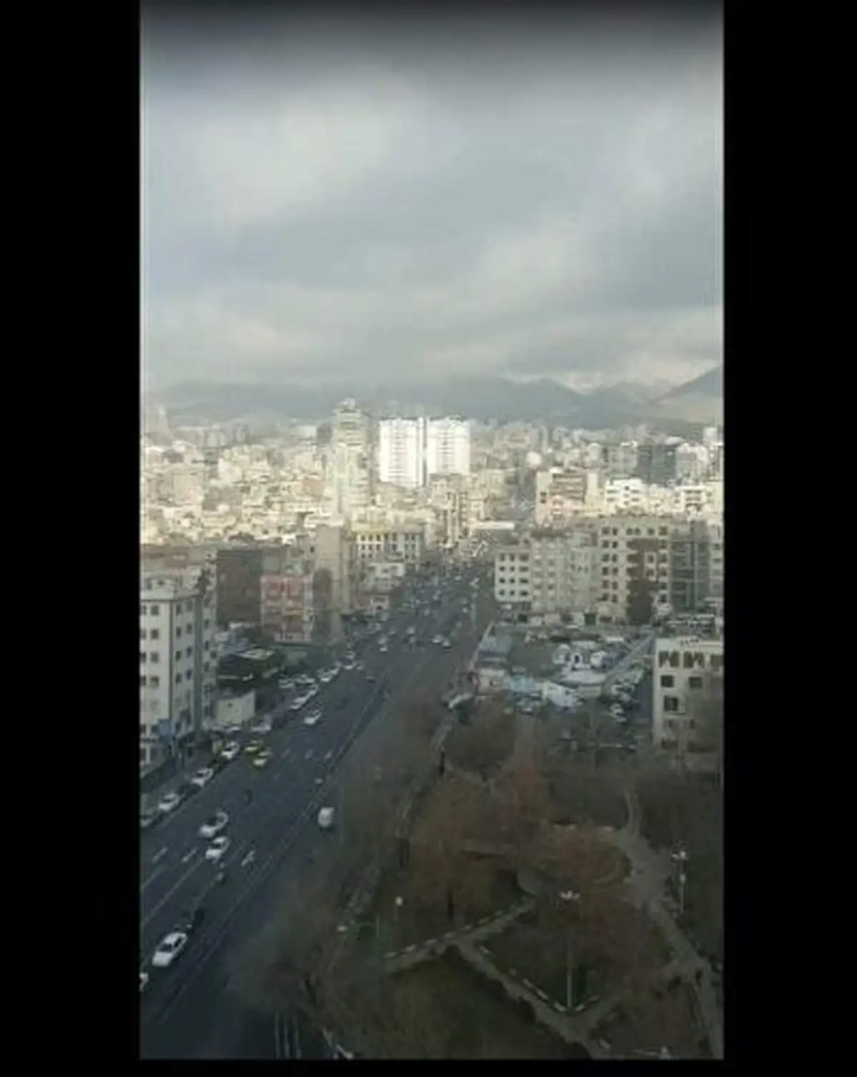 ‎تایم لپس زیبا از هوای تهران+ فیلم