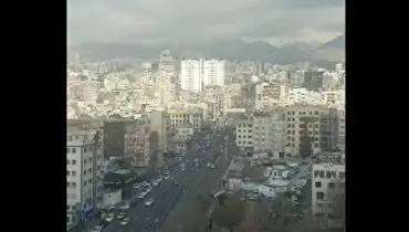 ‎تایم لپس زیبا از هوای تهران+ فیلم