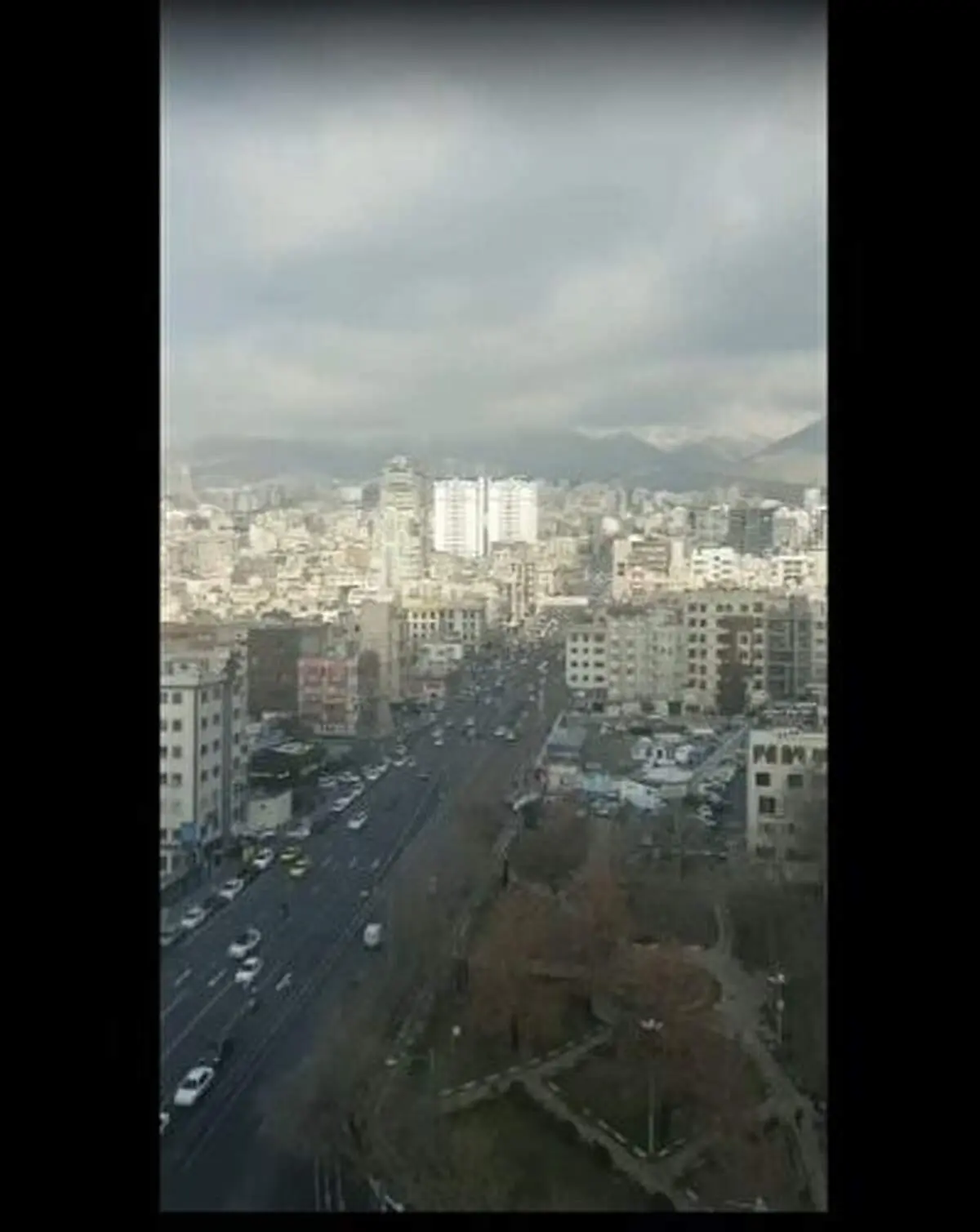 ‎تایم لپس زیبا از هوای تهران+ فیلم