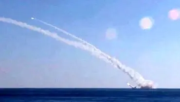 شلیک موشک کروز روسیه در دریای ژاپن+فیلم