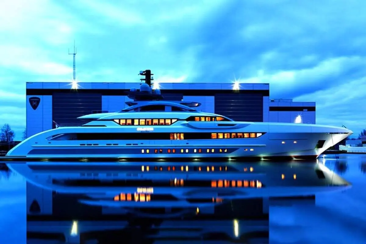 نمایی جذاب از داخل کشتی لوکس لامبورگینی + فیلم