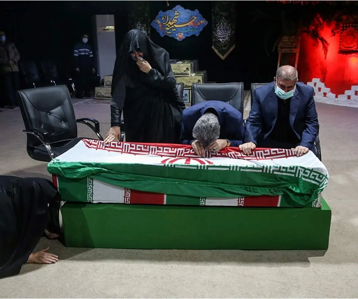 وداع با پیکر شهید دفاع مقدس پس از ۳۹ سال