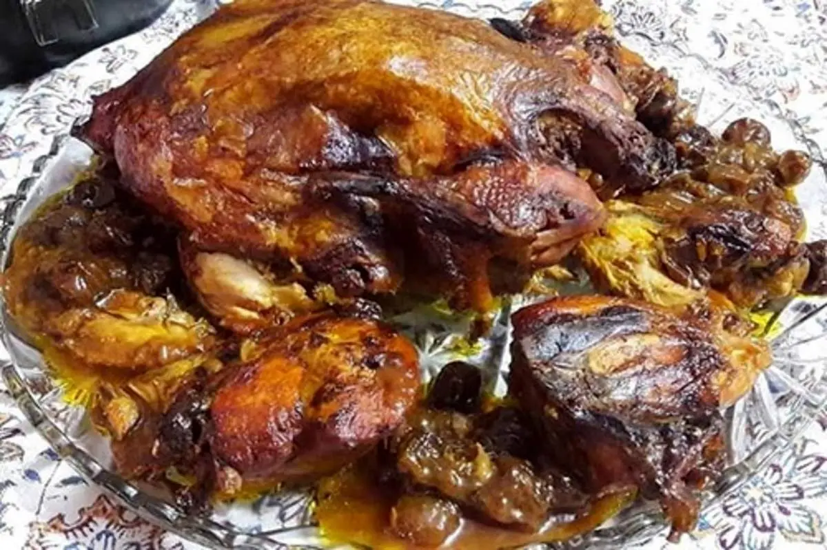 طرز پخت و آماده سازی اردک شکم پر