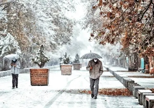آغاز بارش شدید باران و برف در ایران+ فیلم