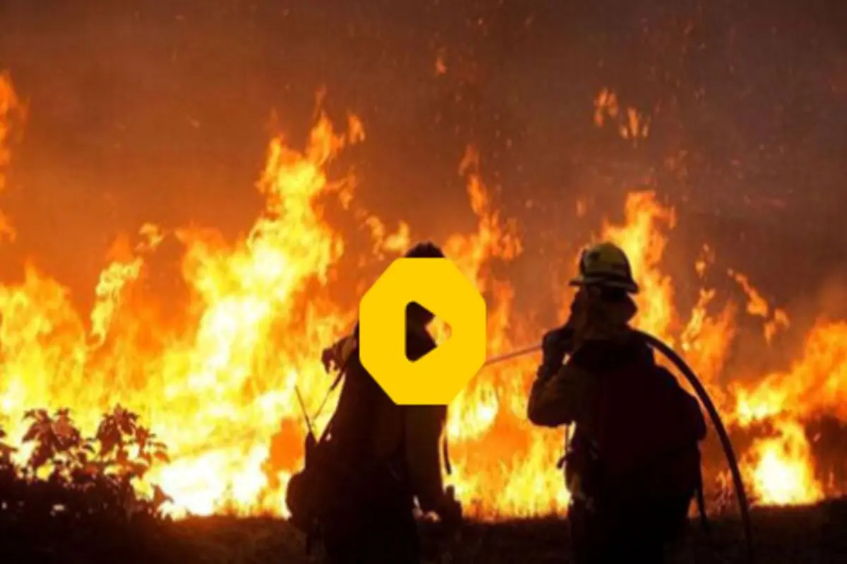آتش‌‎سوزی وحشتناک در پارلمان آفریقای جنوبی+ فیلم