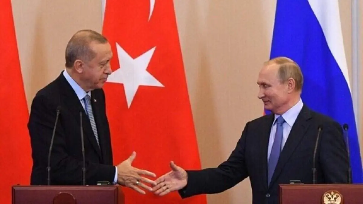 گفت‌وگوی تلفنی اردوغان و پوتین مسائل منطقه و جهان