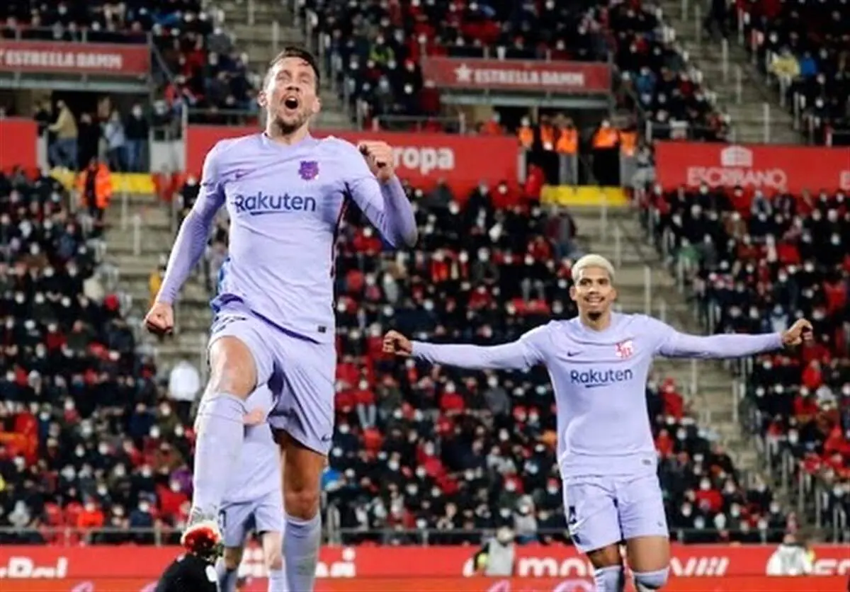 خلاصه بازی مایورکا ۰ - بارسلونا ۱/ پیروزی دشوار شاگردان ژاوی در خانه بارالتس + فیلم