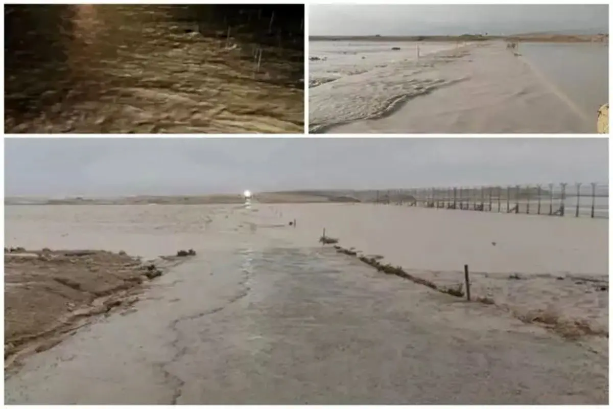 سیلاب در برخی شهرهای فارس جاری شد/ ۲ کشته و ۴ مصدوم + فیلم و تصاویر
