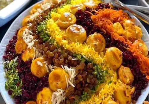 طرز تهیه مرصع پلو مجلسی