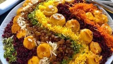 طرز تهیه مرصع پلو