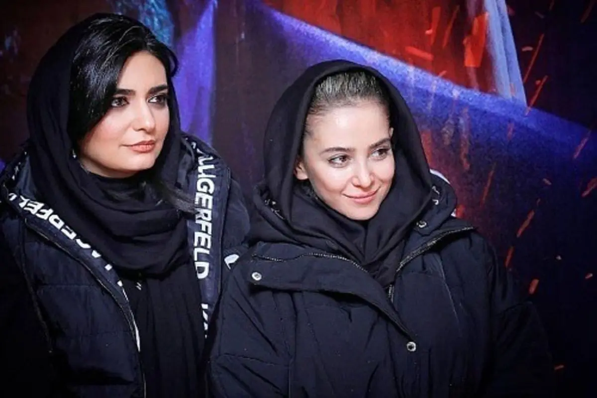 الناز حبیبی و لیندا کیانی در اکران «صحنه زنی» + تصاویر