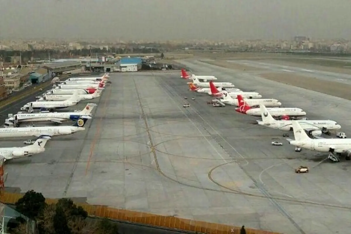 لغو و تاخیر چندین پروازِ فرودگاه مهرآباد در پی بارش برف