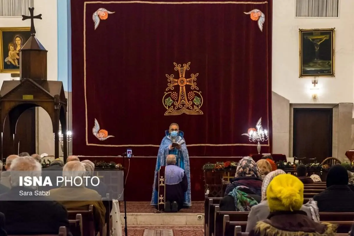 مراسم کریسمس در کلیسای گریگوری مقدس + عکس