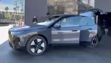 رونمایی از خودرو شگفت انگیز BMW که در ثانیه تغییر رنگ می‌دهد + فیلم