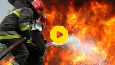 واژگونی و آتش‌سوزی خودروی پژو ۲۰۶ در مسیر پاوه به روانسر+فیلم