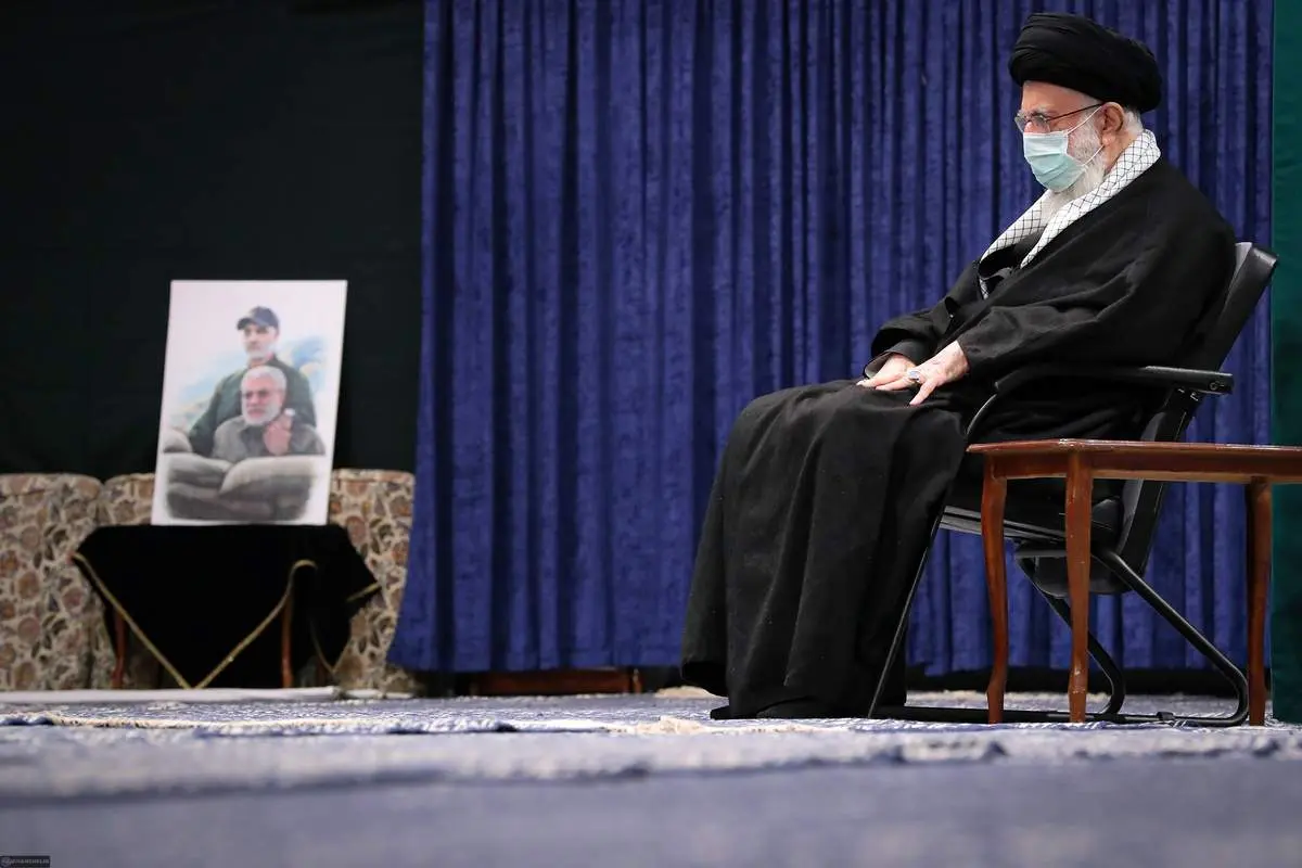 آخرین شب مراسم عزاداری شهادت حضرت فاطمه(س) با حضور رهبر انقلاب + تصاویر