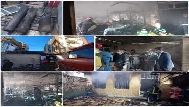 انبار کالای پزشکی در زاهدان طعمه حریق شد