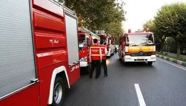 آتش سوزی در برج مسکونی بلوار تعاون